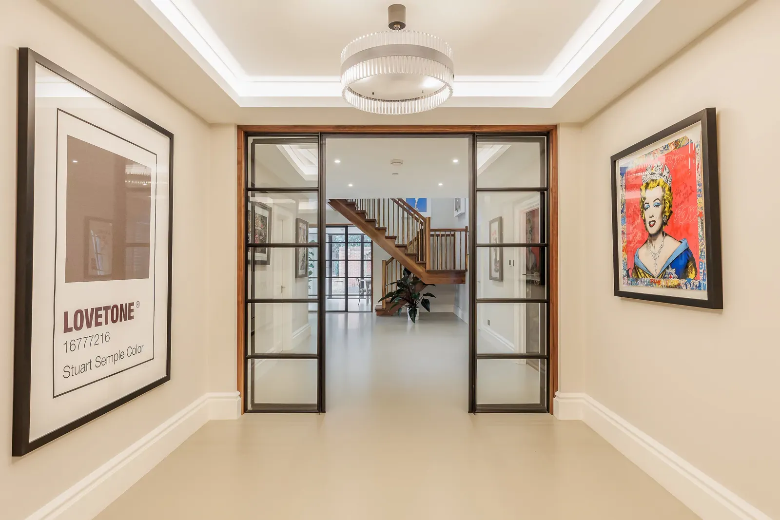 Renovated room in family home